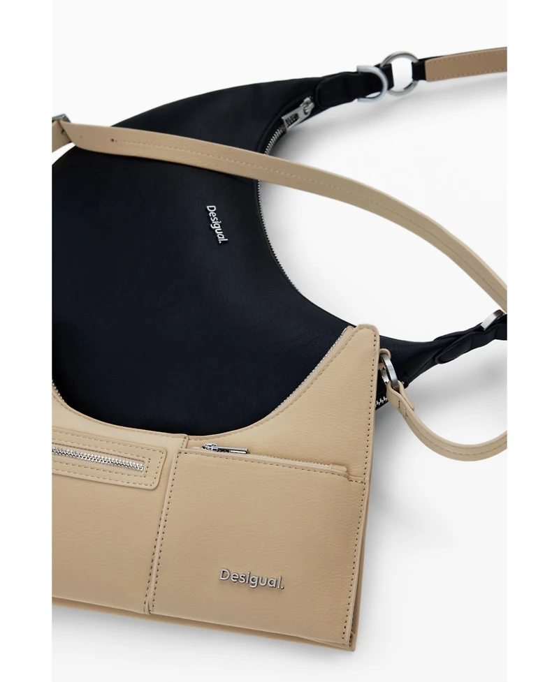 Desigual Women's Medium detachable two-tone bag