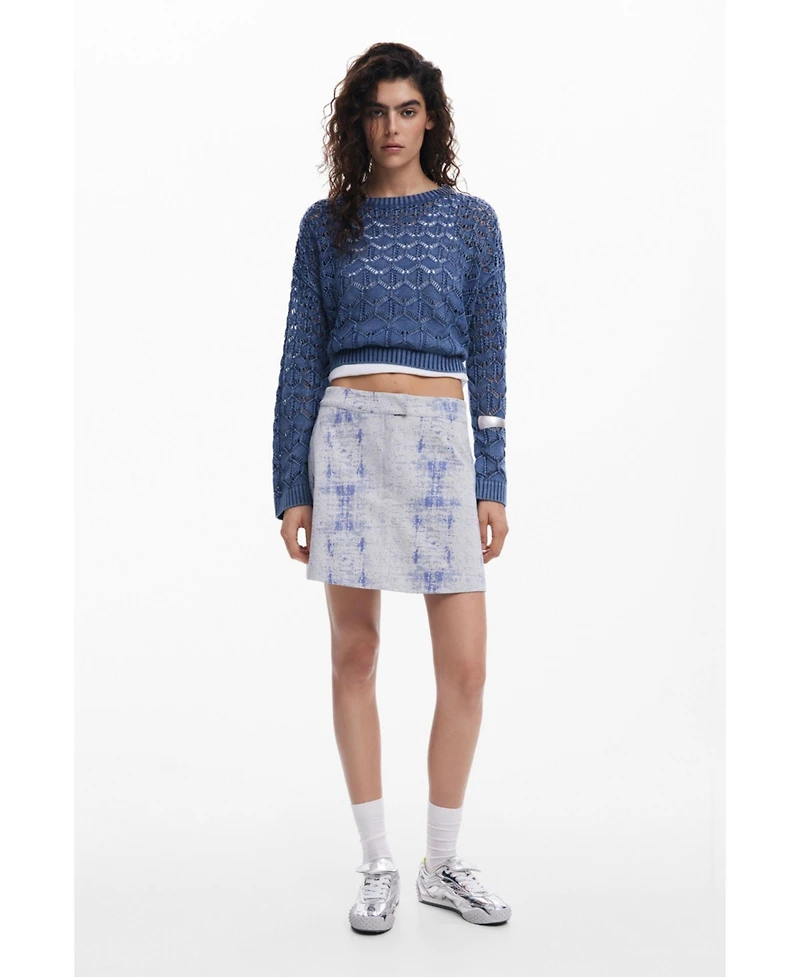 Desigual Women's Distressed miniskirt