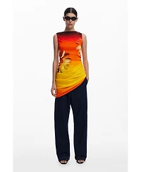 Desigual Women's Ombre asymmetrical dress