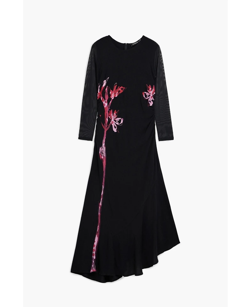 Desigual Women's Asymmetric lily long dress