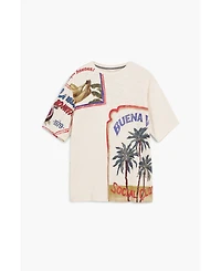 Desigual Men's BuenaVida postcard T-shirt