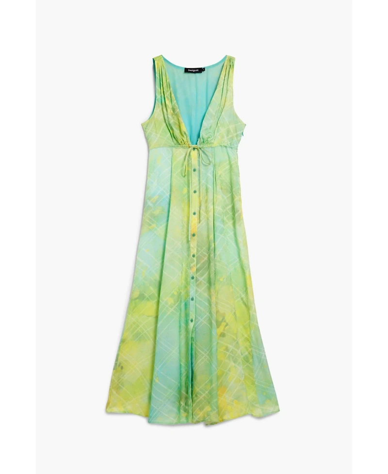 Desigual Women's Long dress with buttons