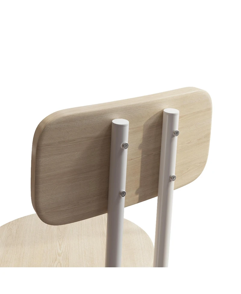 Casainc 5 Piece Counter Height Table Set with Bar Table and 4 Chairs