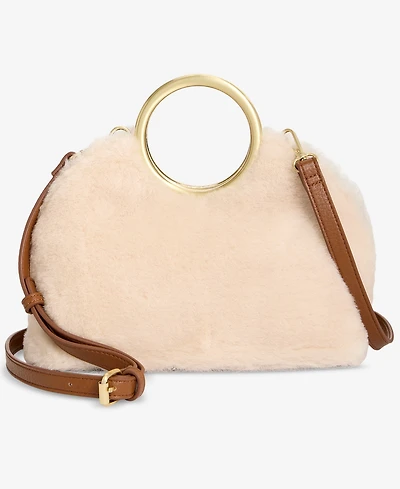 I.n.c. International Concepts Tysha Bangle Faux Fur Handbag, Macy's Exclusive