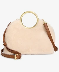 I.n.c. International Concepts Tysha Bangle Faux Fur Handbag, Macy's Exclusive