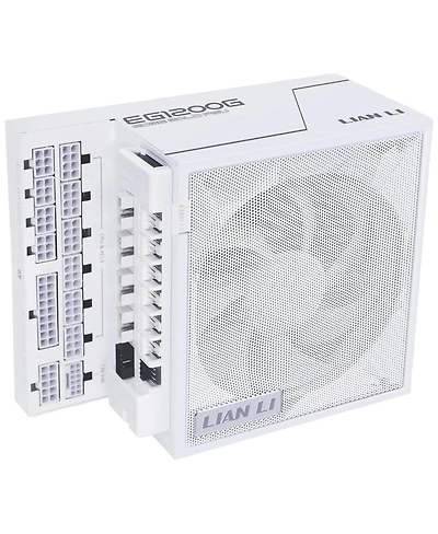 Lian-Li EG1200G Edge Gold 1200W 80+ Gold Certified Fully Modular Atx Psu with Usb Hub, White