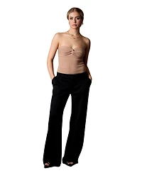 Blue Revival Women's Wide Leg Taylor Trouser, Black