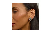 Lucy Quartermaine Egyptian Turqoise Studs