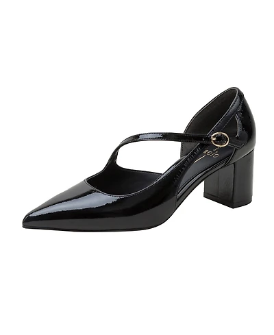 Biondy | Mid-Height Block Heel Pumps