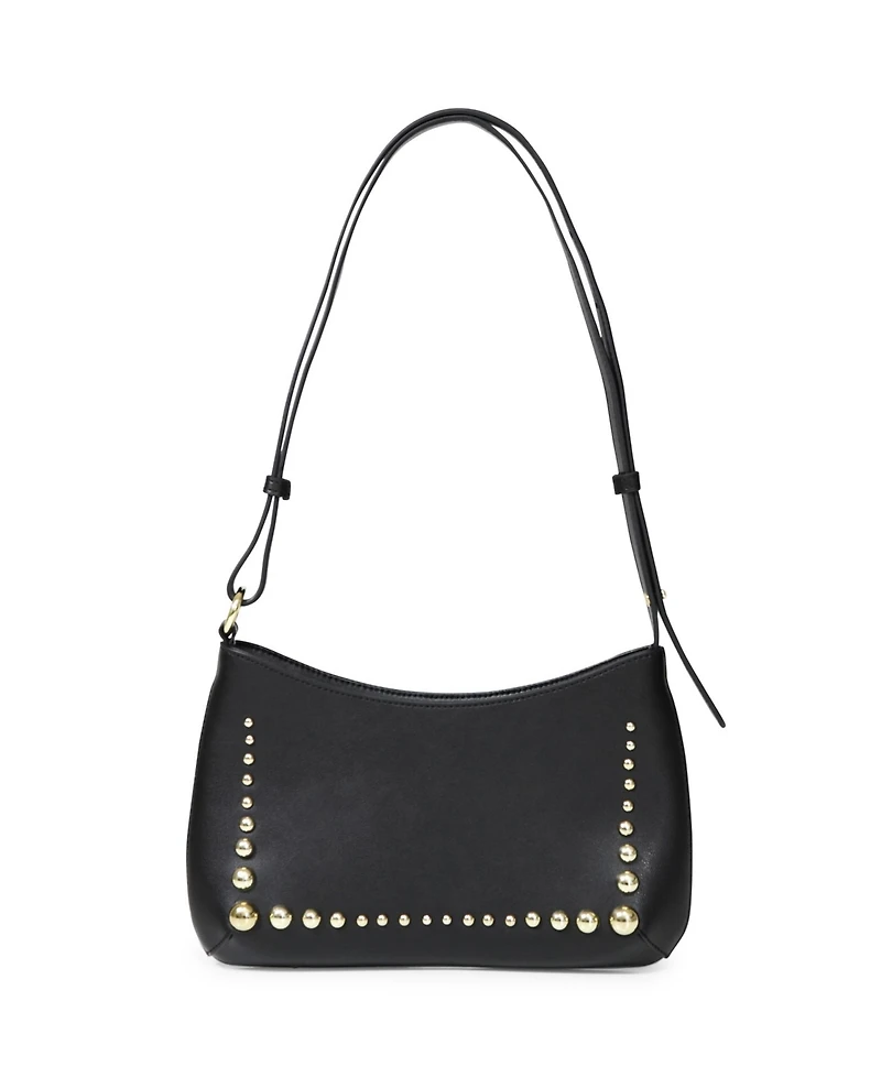 Belle & Bloom Girls Like Us Studded Leather Shoulder Bag