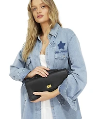 Belle & Bloom Love Boat Leather Clutch Bag