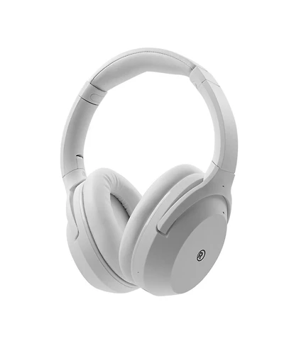 RadioShack Bluetooth 5.4 Active Noise Cancelling Foldable Wireless Headphones With Extended Playtime 3304400 White
