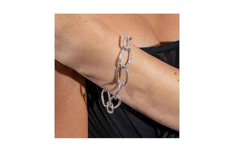 Lucy Quartermaine Linked Hula Bracelet in Gold Vermeil