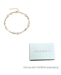 Adornia Gold Crystal Mixed Shape Bracelet