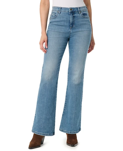 Gloria Vanderbilt Petite Amanda Essential Flared High-Rise Jeans