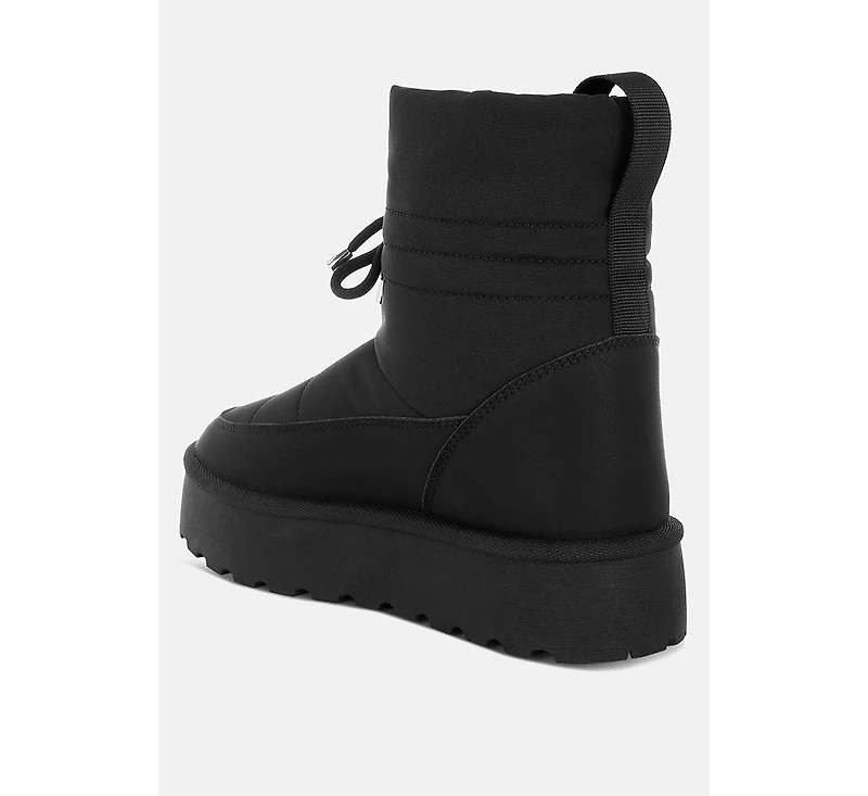London Rag Pacos High Ankle Chunky Snow Boots Women