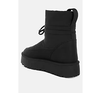 London Rag Pacos High Ankle Chunky Snow Boots Women