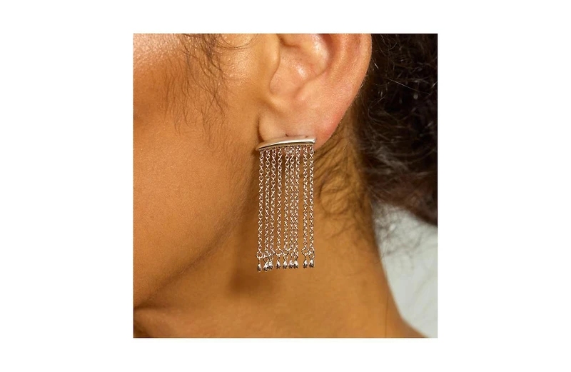 Lucy Quartermaine Waterfall Rain Earrings