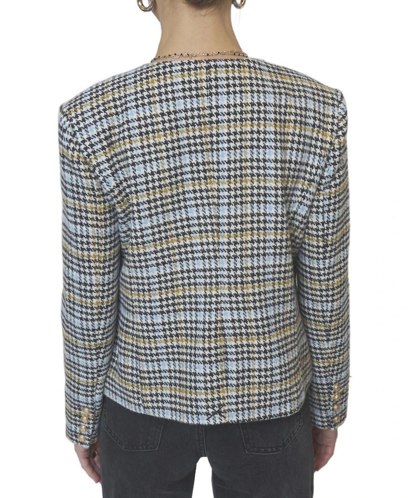 Central Park West Women's Billie Herringbone Jacket
