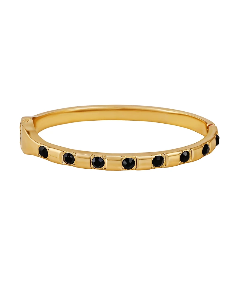 Guess Rhinestone Gold-Tone Bangle Bracelet