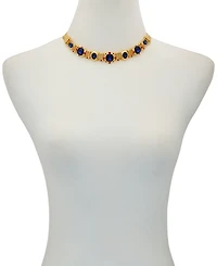 Guess Glass Stone Gold-Tone Necklace