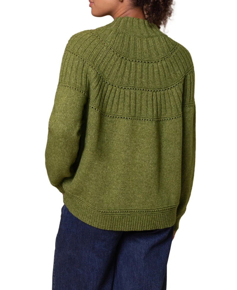 Celtic & Co. Women's Textured Yoke Sweater