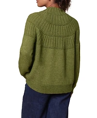 Celtic & Co. Women's Textured Yoke Sweater