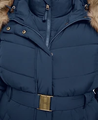 Tommy Hilfiger Plus Hooded Puffer Coat