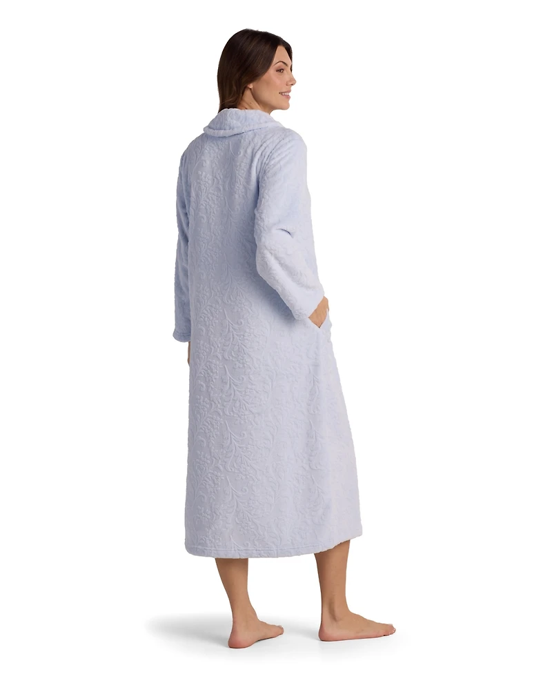 Miss Elaine Women's Collared Long Robe