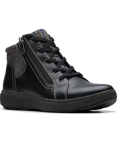 Clarks Women's Collection Caroline Spice Side Zip Booties