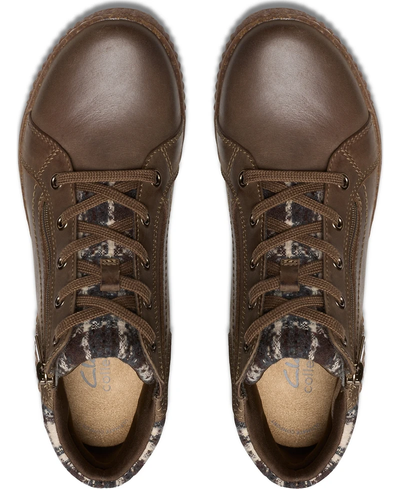 Clarks Women's Collection Caroline Spice Side Zip Booties