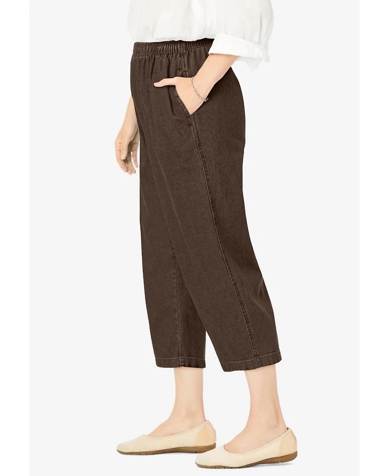 Woman Within Women's 7-Day Denim Capri