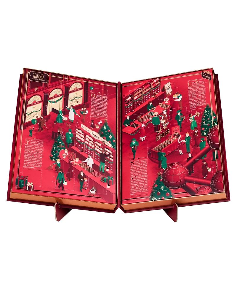 Neuhaus Holiday Assorted Chocolate Advent Calendar Book, 25 Pieces