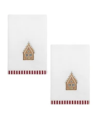 Avanti Gingerbread Man Cotton -Pc. Fingertip Towel Set