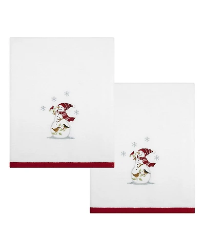 Avanti Holiday Cheer Cotton 2-Pc. Bath Towel Set, 52" x 27"