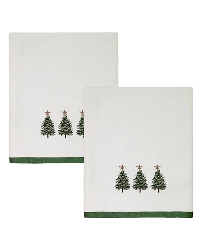 Avanti Trees Cotton 2-Pc. Bath Towel Set, 50" x 27"