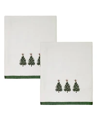 Avanti Trees Cotton 2-Pc. Bath Towel Set, 50" x 27"