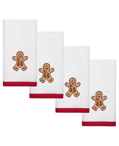 Avanti Sweet Treat Cotton 4-Pc. Fingertip Towel Set, 18" x 11"