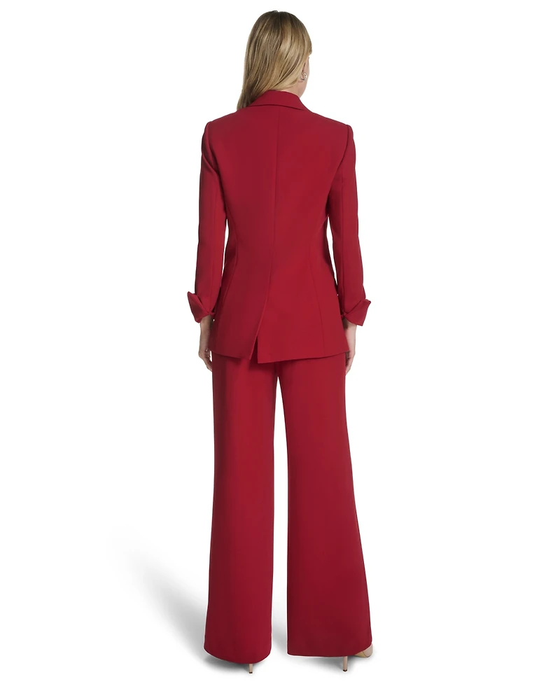 Calvin Klein Women's Notch Lapel Open-Front Jacket