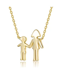 GiGiGirl 14K Gold Plated Family Themed Necklace