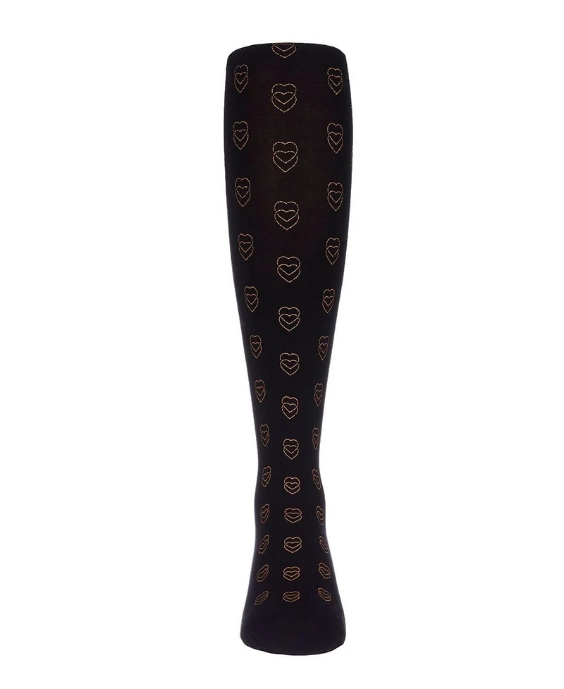 Memoi Feet Your Heart Out Printed Girls Tights