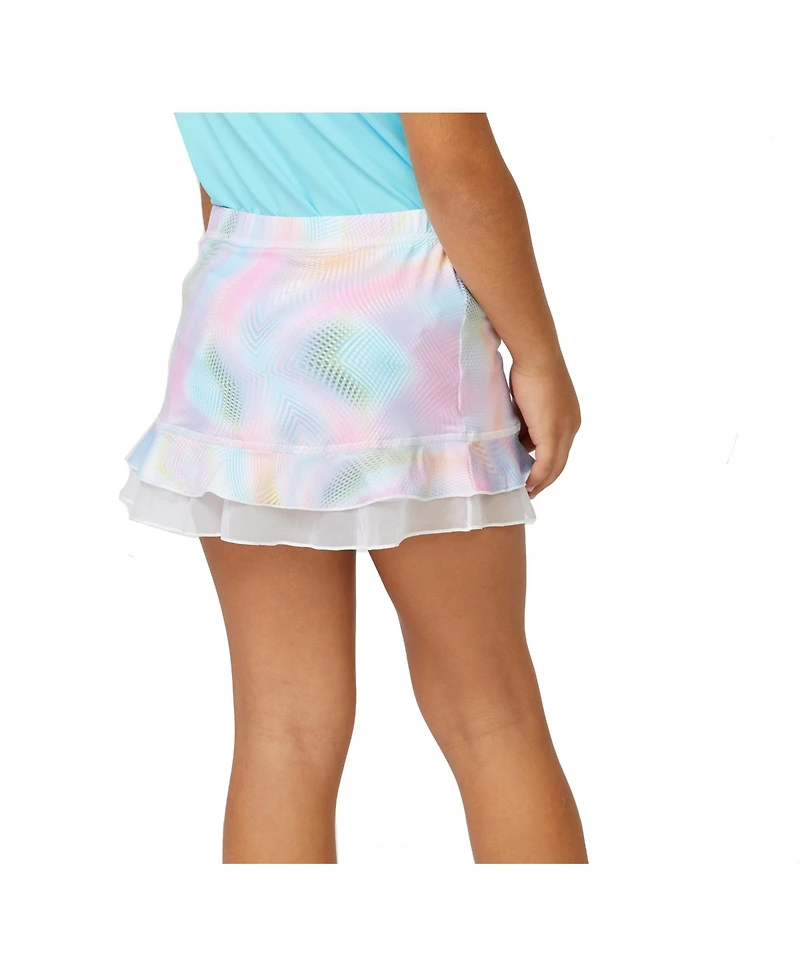 Sofibella Girls Uv Ruffle 11in Tennis Skirt
