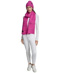 Dkny Women's 2-Piece Studded Beanie and Scarf Set