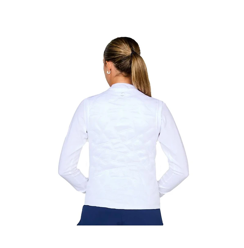 Sofibella Uv Staples Quilt Womens Golf Vest