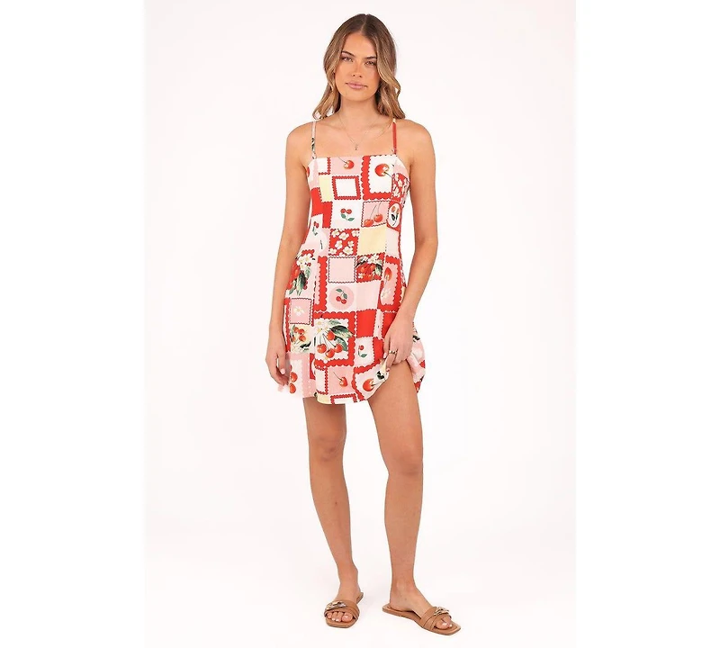 Petal and Pup Women's Loredana Mini Dress - Cherry