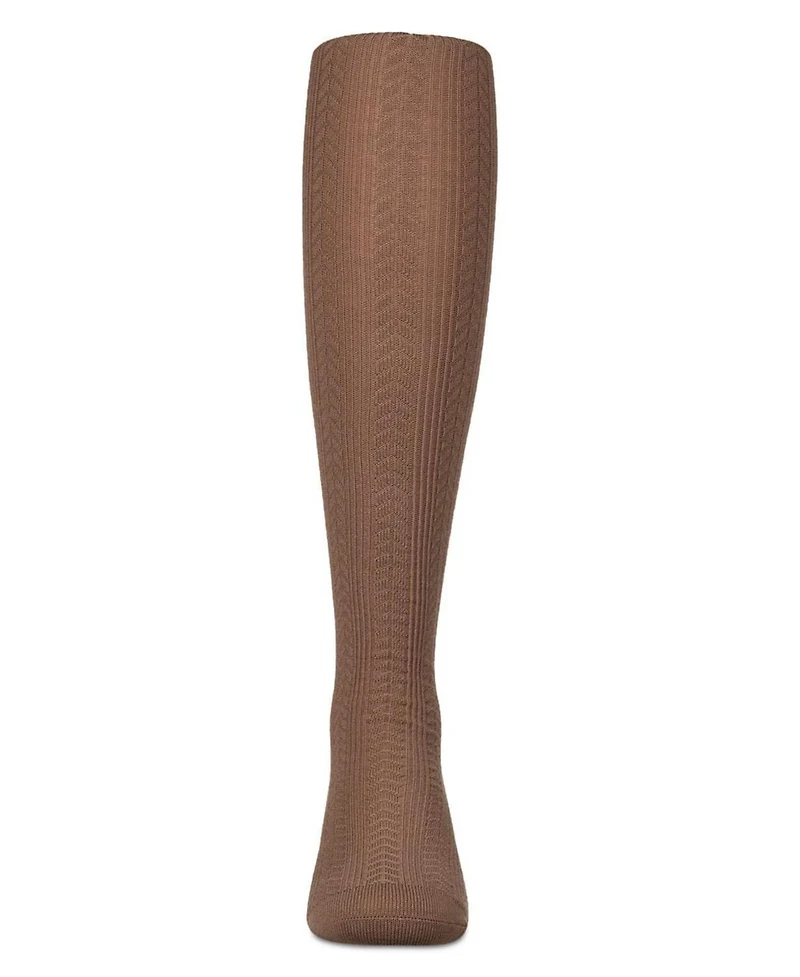 Memoi Girls Ribbed Cotton Rich Multi-Arrow-Patterned Sweater Tights