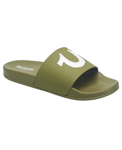 True Religion Men's 112 Logo Slide