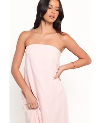 Petal and Pup Women's Bethany Strapless Midi Dress - Rosewater