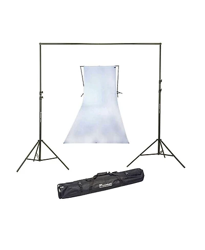 Westcott 9x20 Feet Wrinkle Resistant Cotton Background, High-Key White