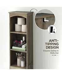 Bathroom Storage Cabinet for Towels and Essentials with Durable Design